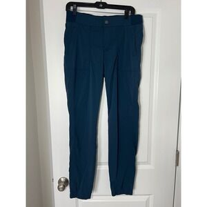 Athleta Performance Blue Joggers Nylon/Spandex size 8 Tall‎